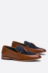 Freemont Tan / Navy Loafers